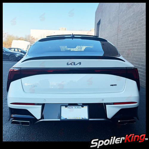 Rear trunk spoiler - rear, fits