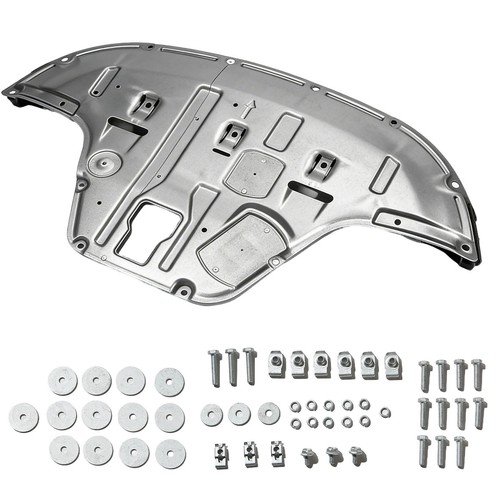 Engine splash shield fit - engine,